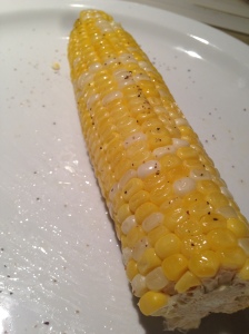 Last night's corn on the cob.